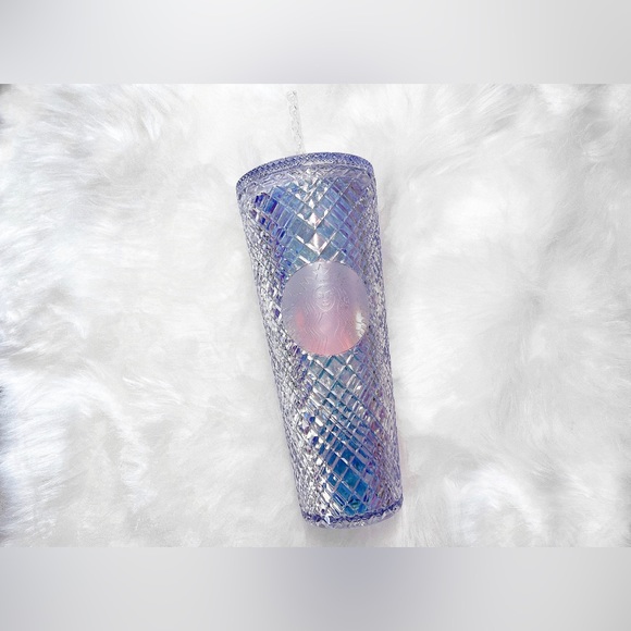 NEW Starbucks Iridescent Unicorn Bling Jeweled Set Venti, Grande & Keychain - Picture 6 of 7